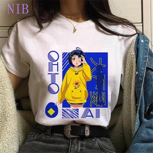 Kawaii cartoon anime Ai Ohto printing Tees Best Edition Wonder Egg Priority t shirt women gothic punk tops women/mens T-Shirts