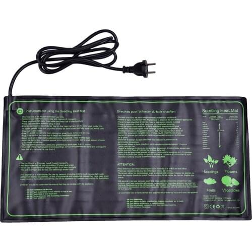 18W Seedling Heating Pad 20.75x10 Inch Plant Seed Germination Propagation Clone Starter Pad Garden Supplies US/UK/EU Plug
