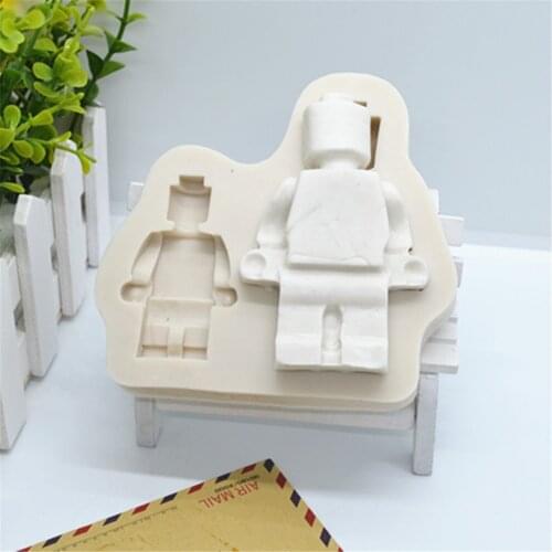 Luyou 3D Robot Silicone Fondant Molds,Kitchen Baking Tools,Fondant Cake Decorating Tools Pastry Kitchen Baking Accessories FM784