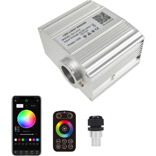 10W Twinkle Fiber Optic Car Roof Light Ceiling Decoration Flashing Engine With Touch Controller And App Control Mode Function