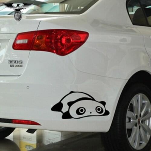 EmpireYing 3 Sizes 8 Colors Cartoon Chinese National Treasure Panda Lying on The Floor Car Sticker Bumper Wall Decor Vinyl Decal