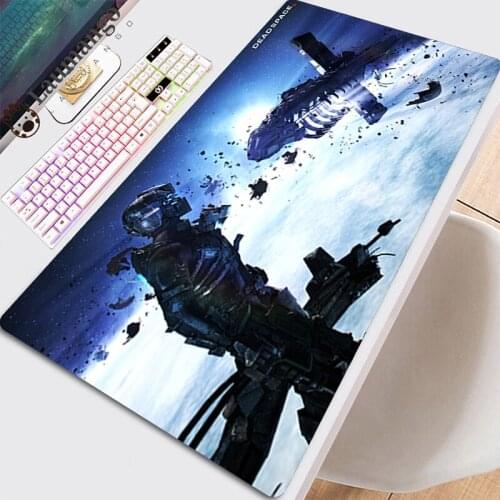 Table Pads Mouse Pads Computer Mat Keyboard Mousepad Gamer Mats Custom Kawaii Accessories Gaming Large Big Mousepepad Dead Space