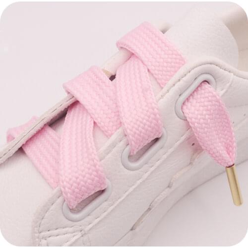 Weiou Official Fashion Shoe Accessory 18MM 2021 Men Women Most Suitable Trendy Cord Dress Shoelace With Gun Black Metal Lace End