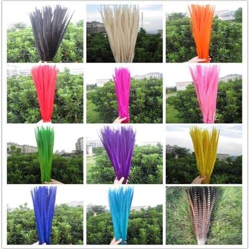 Wholesale 10 PCS/lot beautiful pheasant feather 16-18 inches / 40-45 cm in a variety of color can choose