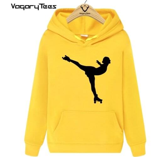 Autumn streetwear Roller Skate Hoodies Skater Skateboarding Hip hop Hoodies Sweatshirts Roller Skates Tops