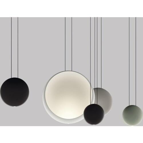 Post-modern Art Restaurant pendant lamp Nordic Simple Dining Table Bedside Bed Three Round Bar Cosmos Pendant Lights