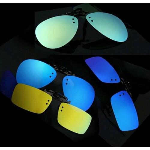 2017 Eyeglasses Frame Sunglasses Clip Polarized Lens Women Men Coating Myopia Clip Sun Glasses Night Vision Driving Glass