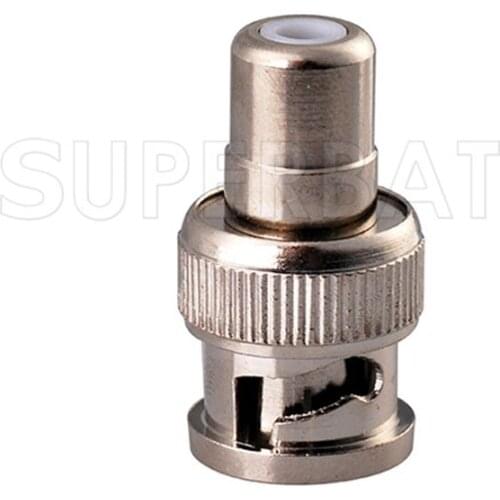Superbat BNC-RCA Adapter RCA Jack to BNC Plug RF Coaxial Connector for Video Camera CCTV