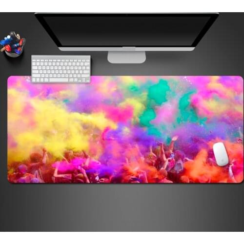 A Cheerful Festive Atmosphere Mouse Pad Popular Game Team Competition Large Fast Mouse Pad High Quality Personalized Rubber Pads