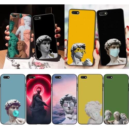 ZOROXU Funny Statue of David Art Phone Case For Xiaomi 9 10 11 PRO LITE Redmi NOTE 7 8 9 A PRO K20 30 PRO