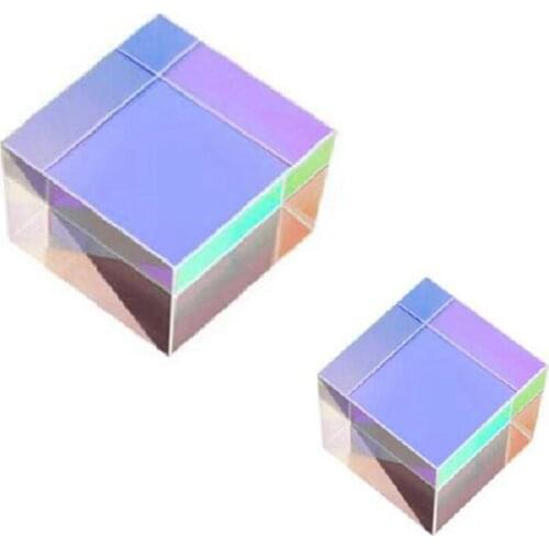 20X20X20&15X15X15Mm Optical Prism Rainbow Cube of Light Color Large A Gift Childrens Science Experiment