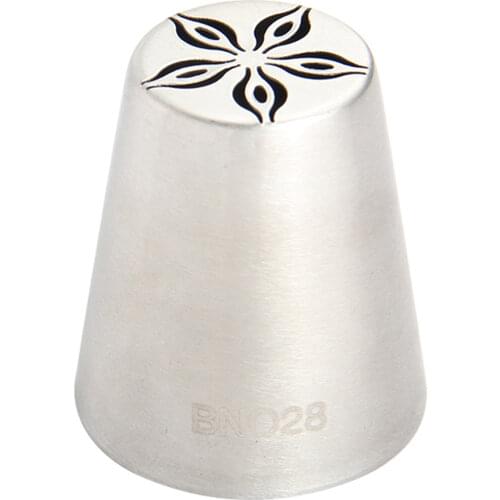 Free Shipping Stainless Steel 18/8 Large Russian Flower Pastry Icing Tips Cake Decorating Cupcake Piping Nozzle #BNO28