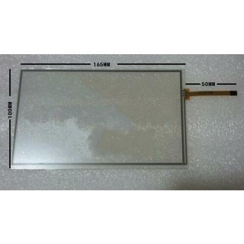 Free shipping 165*100 New handwritten 7 inch car DVD navigation GPS touch screen panel 165MM*100MM