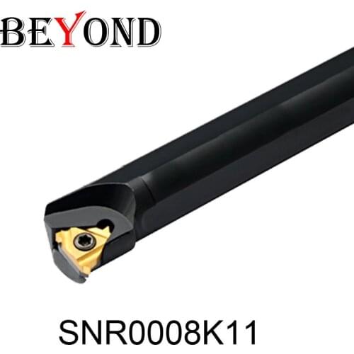 BEYOND SNR SNR0008K11 SNL0008K11 8mm Lathe turning tools Internal Thread tool holder lathe Arbor Carbide inserts CNC SNR0008 IR