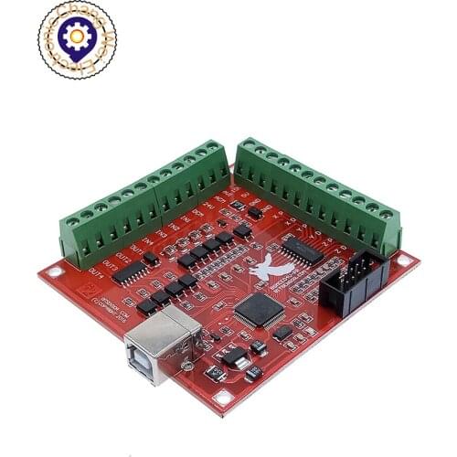 CNC USB Breakout Board MACH3 100Khz 4 Axis Interface Driver Motion Controller
