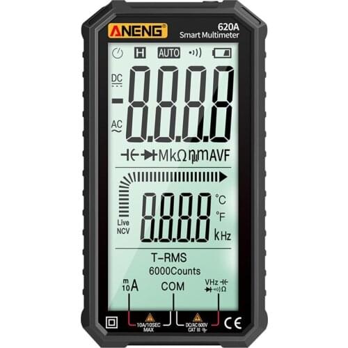Digital Multimeter With 4.7 Inch Lcd Large Display Screen Measurement Tool