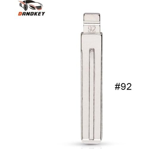 Dandkey 10pcs/lot 92# Original Replacement Flip Remote Key Blade Car Key blank For New Hyundai IX35 Verna KIA Flip Key NO.92