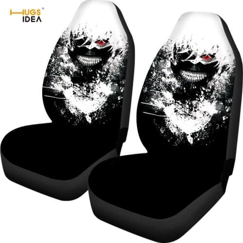 HUGSIDEA Japan Tokyo Ghoul Pattern Comfortable Car Seat Covers Anti-Slip Car Accessories Vehicle Seat Cushion Seat Protector
