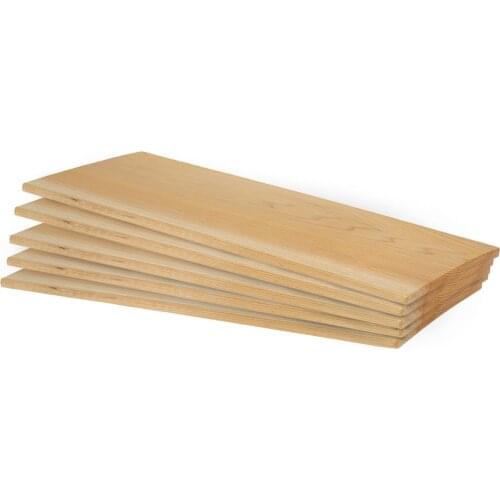 BBQ Tools 5-Pack Cedar Grilling Planks for Moister&More Flavorful Salmon Steaks Seafood Barbecue Tool Grilling Planks For Salmon
