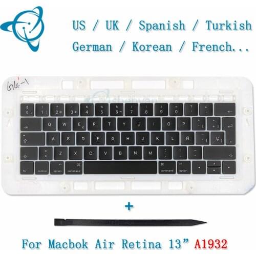 A1932 Keyboard keys Keycap for Macbook Air 13.3 laptop A1932 Key Cap 2018 2019 Year