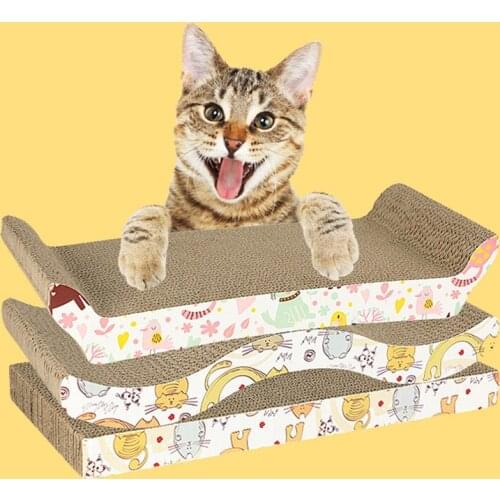 Cat Scratcher Cat Scratch BoaPaper Corrugated Cat Toy Pet Cat Claw Kitten Climbing Claw Pet Catch Toy Interactive Training Toy