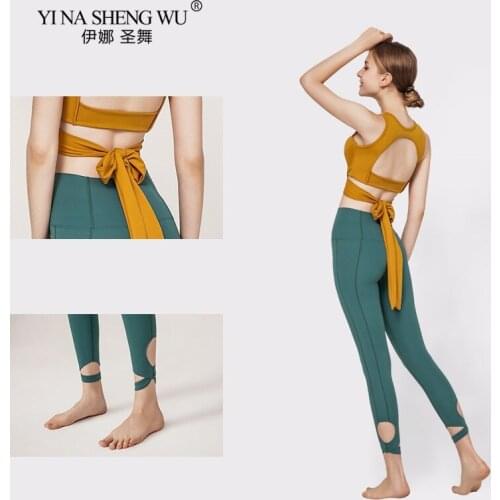 2 Piece Sets Womens Ribbed Yoga Sets Sleeveless Tops and Seamless High Waisted Sports Leggings Workout Clothes for Women Pants