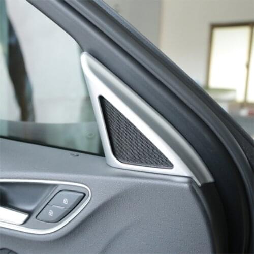 ABS Chrome Car Sound Speaker Cover For Audi Q3 Accessories
