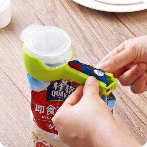 2PCS Multifunctional Sealing Clip Food Preservation Bag Cap Kitchen Storage Preserve Sealing Bag Cap Household cocina accesorio