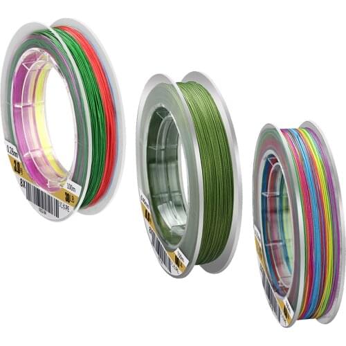 Multifilament Fishing Wire Carp Fishing Super Strong PE Spectra Braided Fishing Line 4/8 Strands 100Meters 12/15LB