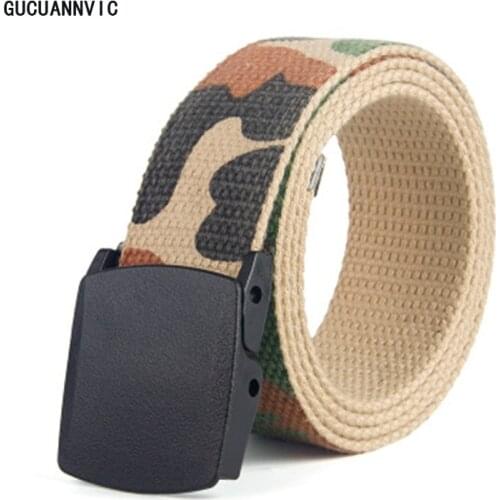 New Nylon Material mens Belt military Outdoor Tactical Male jeansBbelts For Men Luxury Camo Double Sided Wear Canvas Belt 3.8CM