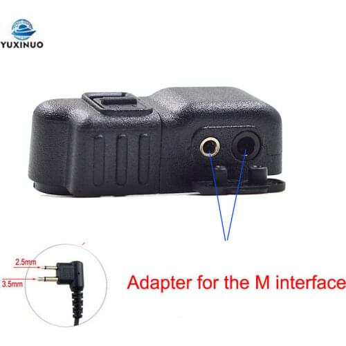 Walkie Talkie Headset Accessories Audio Adapter For Motorola Radio MTP3250 DP2400 DP2600 MTP3200 XiR 6600 P6620 DP2000 Converter