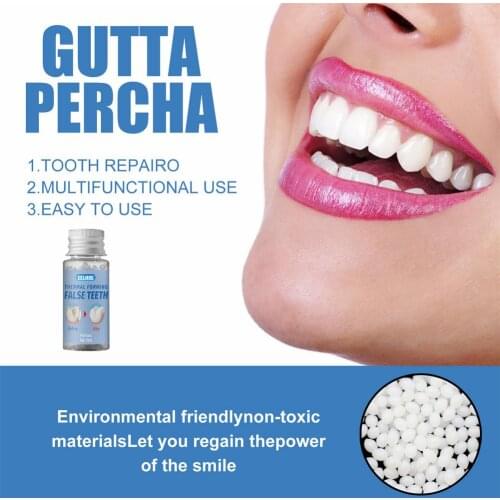 Falseteeth Teeth Solid Glue Fangs Fake Tooth Dentures Props Temporary Filling Teether Costume Party DIY Decorations Fill the gap