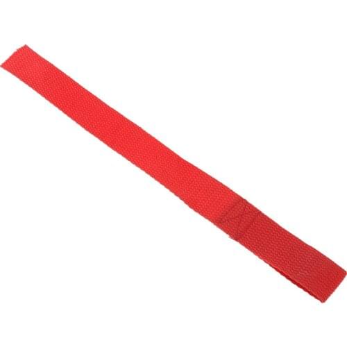 Polyester Red Winch Hook Pull Strap Universal ATV Parts 8cm/3.15 Inch Unique Design Attractive Appearance