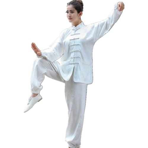 Shanghai Story Women kung fu set chinese Tai chi suit long sleeve shirt + pants for women kungfu uniform 6 Style