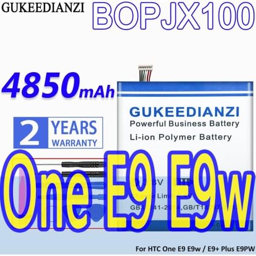 GUKEEDIANZI 3000mAh BOPJX100 (E9)I Replacement Battery For HTC One E9 E9w / E9+ Plus E9PW Rechargeable Li-ion Polymer Battery