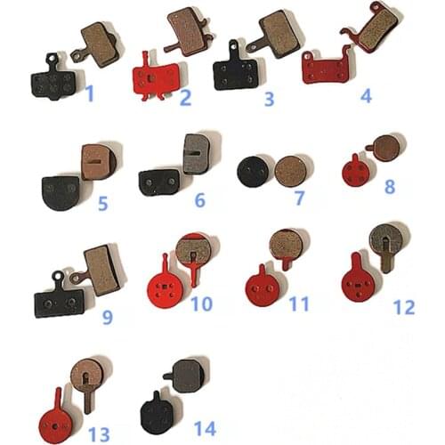 1 Pair/2pcs MTB Mountain Bike Brake Pads for Shimano M445 355 395 Bicycle Parts Cycling Resin Organic Disc Road Brake Pads