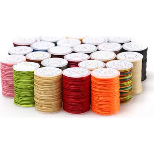 210D Leather Sewing Waxed Thread Cord Leather Craft,1.2mm Diameter String Cotton Line Thread Leather Stitching Tool DIY Material