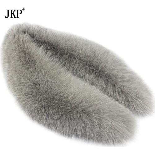 Womens Genuine Fox fur Collar Scarf Real Raccoon fur collar Scarf Soft Fur Scarves