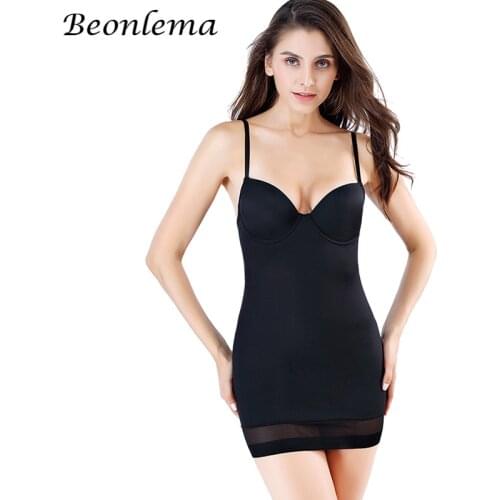 Beonlema Body Modeling Strap Sexy Slips For Women Body Shaper Lingerie Butt Lift Shapewear Underwear Female Control Slips M-XL