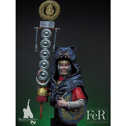 1/12, Signifer, Legio XX Valeria Victrix, Britannia, AD 61, Resin Model Bust GK, Unassembled and unpainted kit