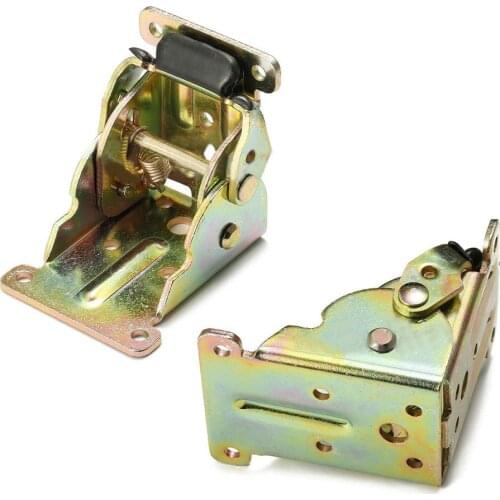 2 Pack Lock Extension Table Bed Leg Feet Steel Folding Foldable Support Bracket Screw