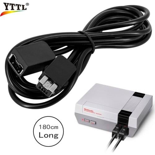 2017 YTTL 10pc/lot extension cable for Nintend Classic Edition Controller Extensive Cable Mini Extend Link Extension Cable Cord