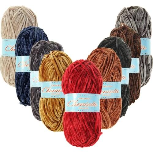 1 Piece Knitting Crafts Accessories Soft Polyester Knitting Baby Blanket Velvet Crochet Yarn for Sweater Sock Home Textile