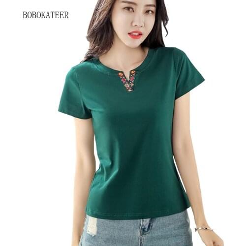 BOBOKATEER oversized t shirt women clothing plus size tee shirt femme camisetas mujer summer tshirts woman tops cotton t-shirt