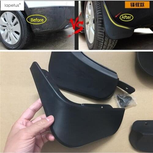 Lapetus Accessories For Suzuki SX4 S-cross 2014 - 2020 Mudguards Mud Flaps Splash Guards Fender Plastic Protective Cover Kit