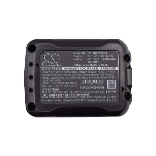 Cameron Sino 2500mAh battery for MAKITA 12V Max CXT Tool 12-Volt MAX CXT CG100 CG100D CG100DSYEX CG100DWAEA CG100DZA CL106FD