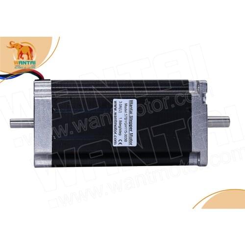 FREEfrom EU CNC Wantai Nema 23 Stepper Motor Dual Shaft 57BYGH115-003B 425oz-in CE ROHS CNC Router Engraver Milling Metal Foam
