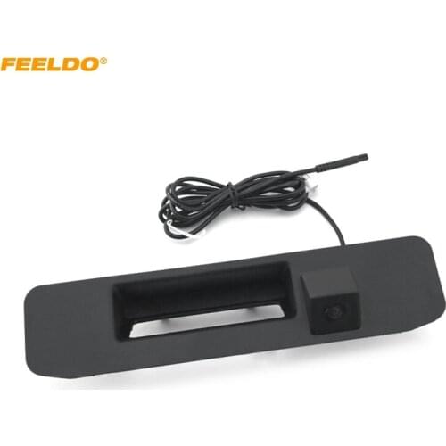 FEELDO Car Trunk Handle Backup Rearview Camera for Mercedes Benz ML13/14/15 A180/A200/A260 Camera #2084