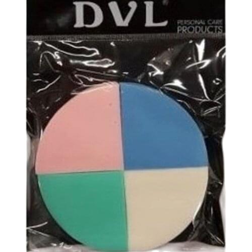 Dvl S-61 Pata Makeup Sponge 4lü Colorful Round + Beauty and Health Care + Makeup + Makeup Tools and Accessories + cosmetic Pompon