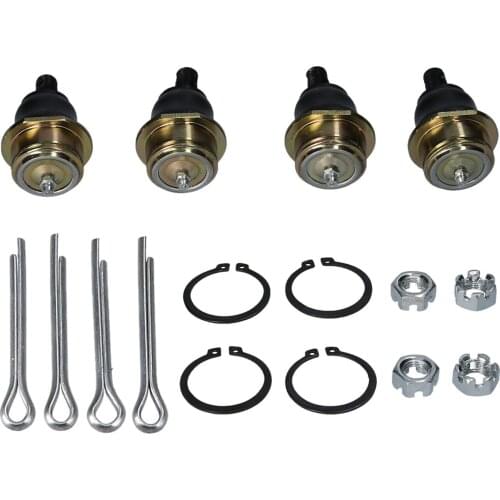 4PCS Complete Upper And Lower Ball Joints Set Replacement for Bombardier/Can-Am DS650 2000-2005 ATV JO2019BJ130HY